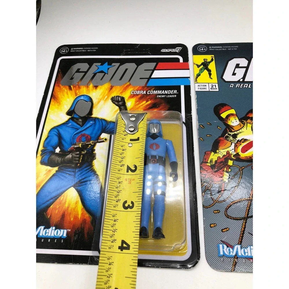 GI Joe Retro Collection 3.75” Cobra Commander Snake Eyes Action Figures Set 2021